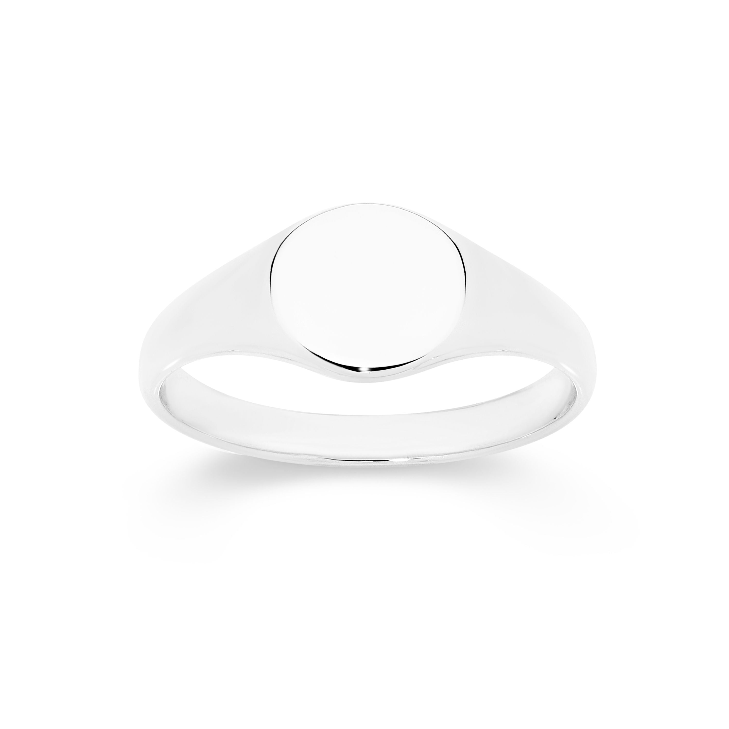 Sterling Silver Polished Signet Ring