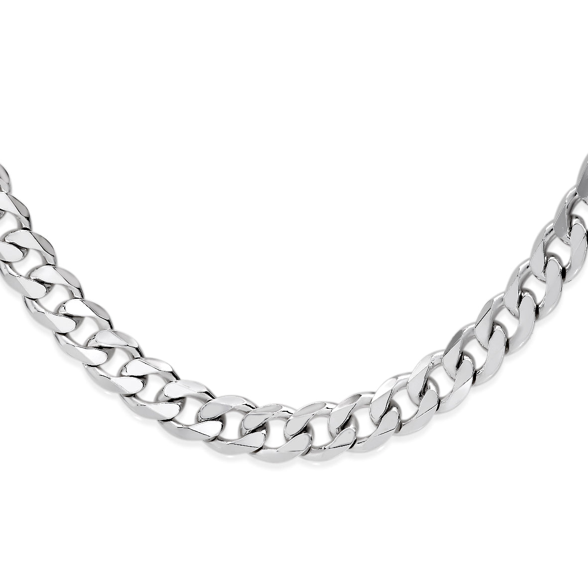 Sterling silver 150 gauge curb chain 55cm
