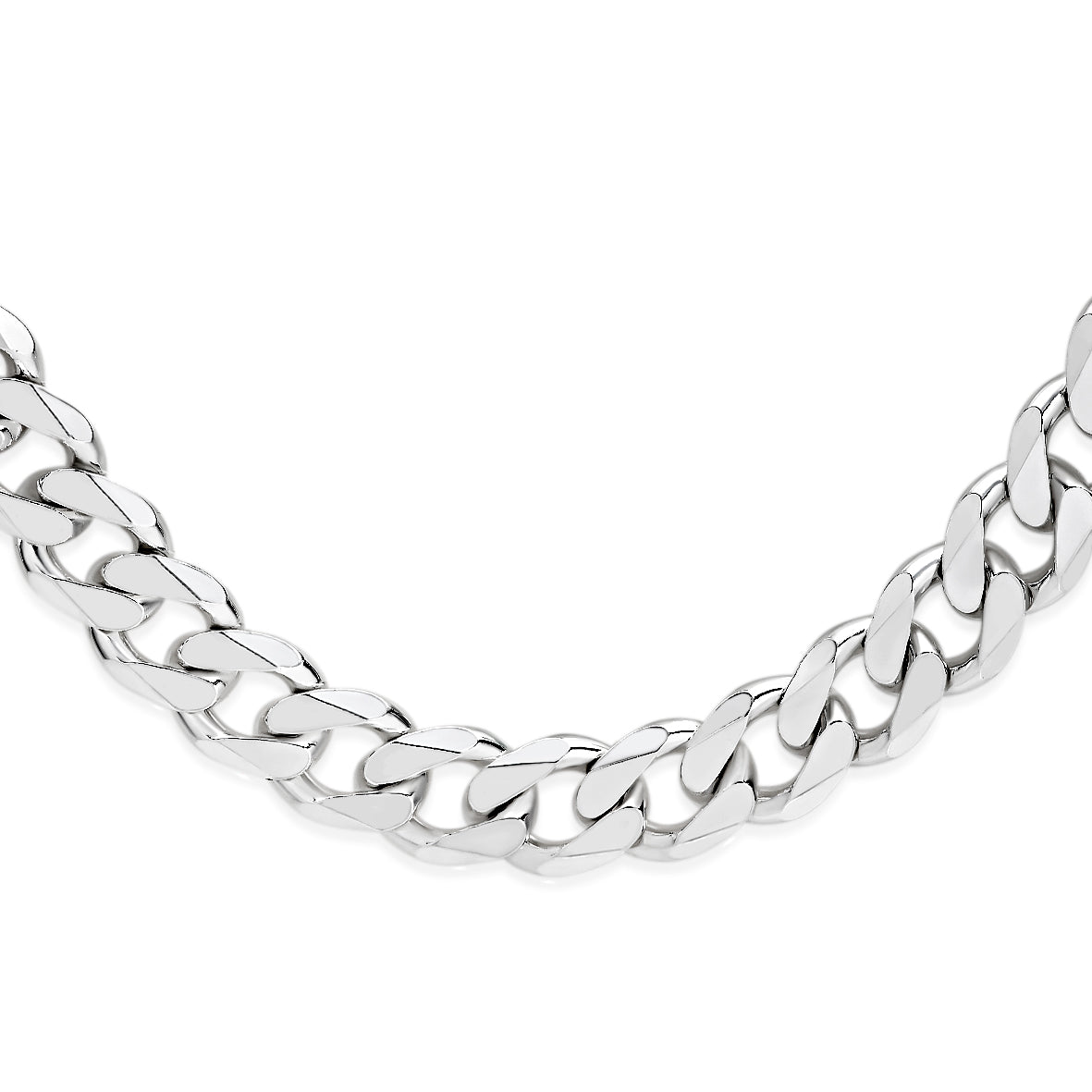 Sterling silver 300 gauge curb chain 55cm