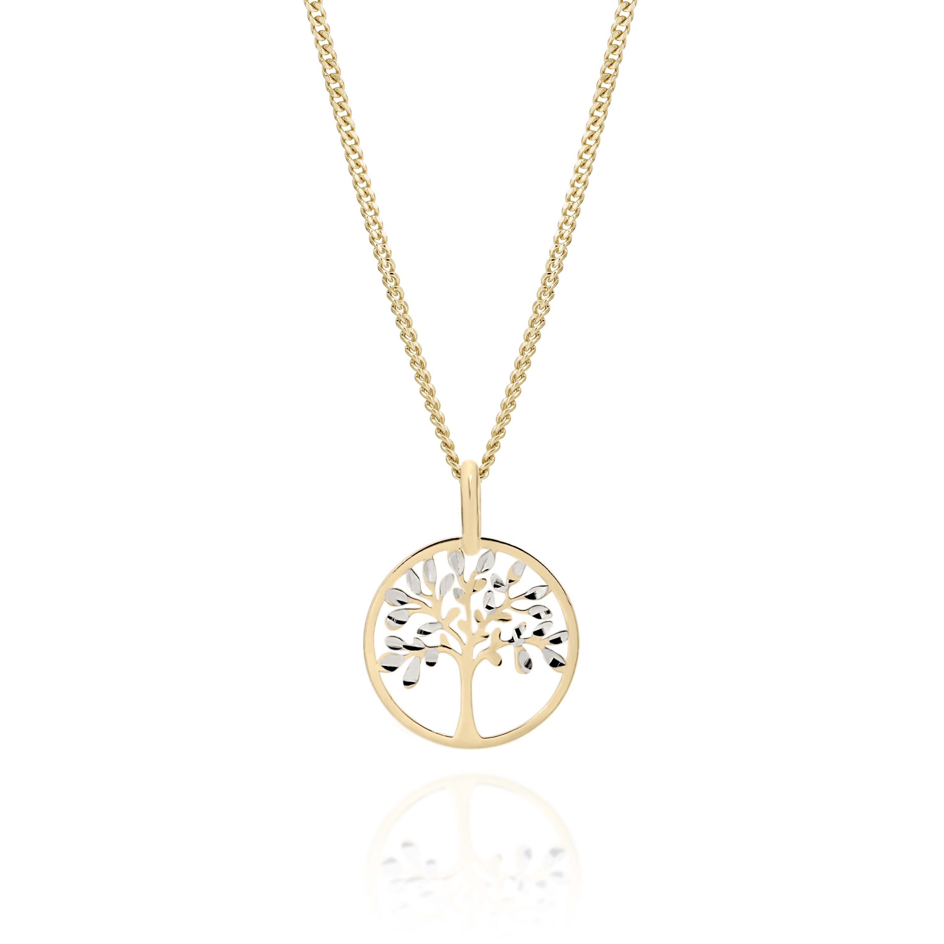 9ct gold tree of life pendant