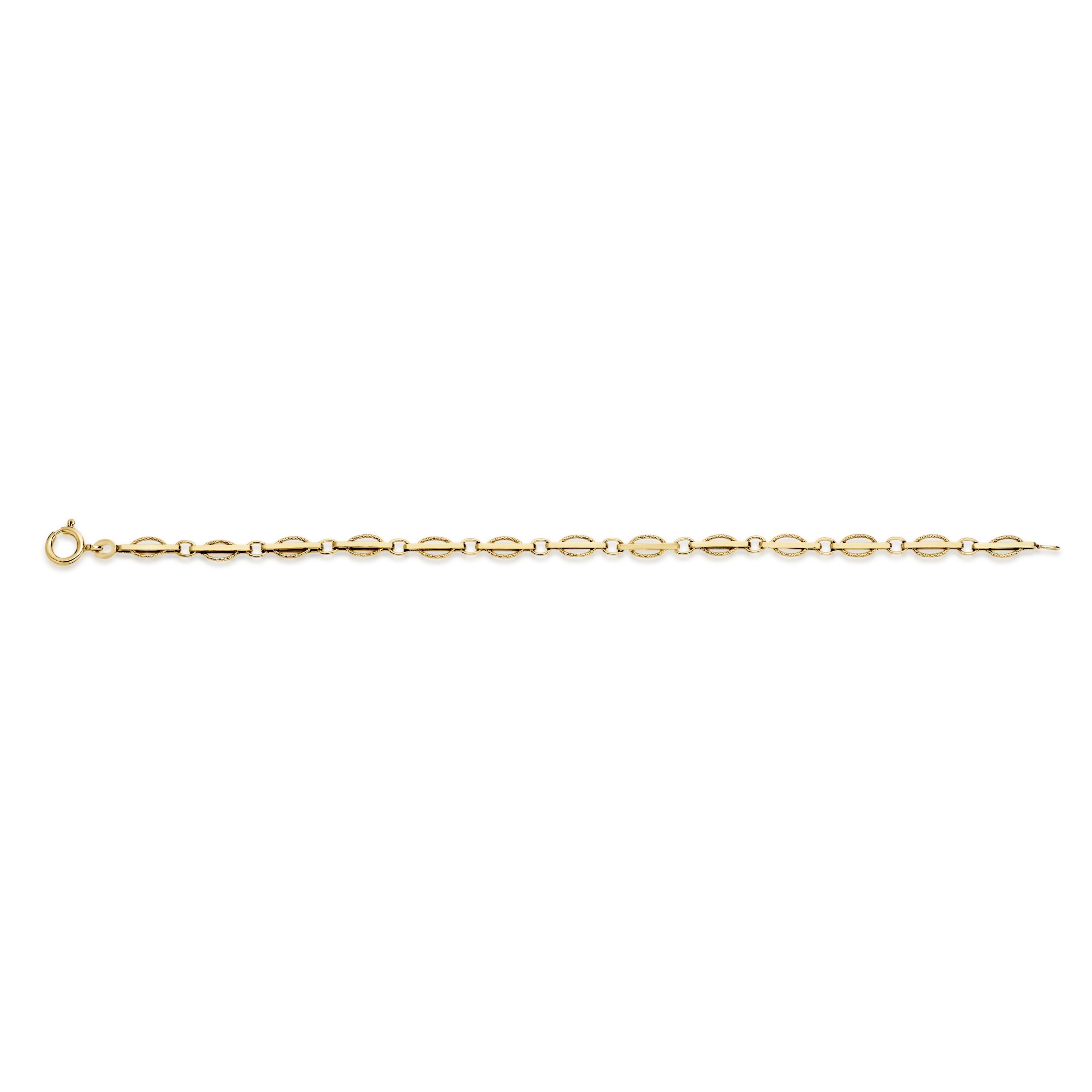 9ct gold fancy bracelet