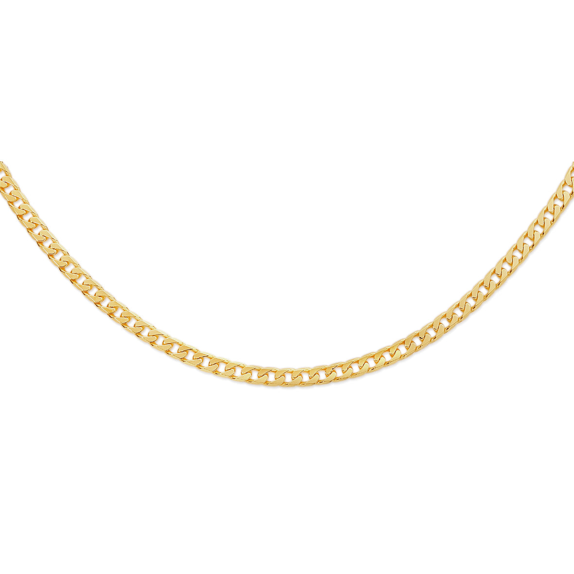 9ct gold 120 gauge curb chain 55cm