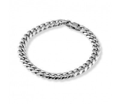 Stainless Steel Curb Link Bracelet