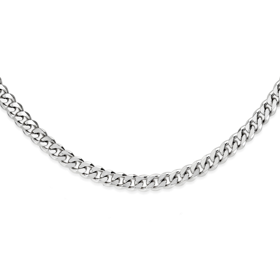 Sterling silver 100 gauge curb chain 60cm