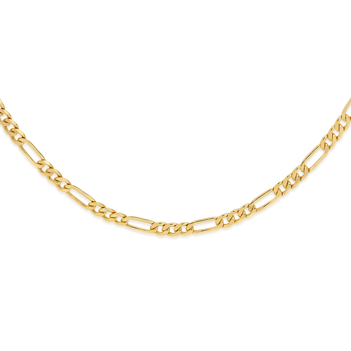 9ct gold 1:3 figaro chain