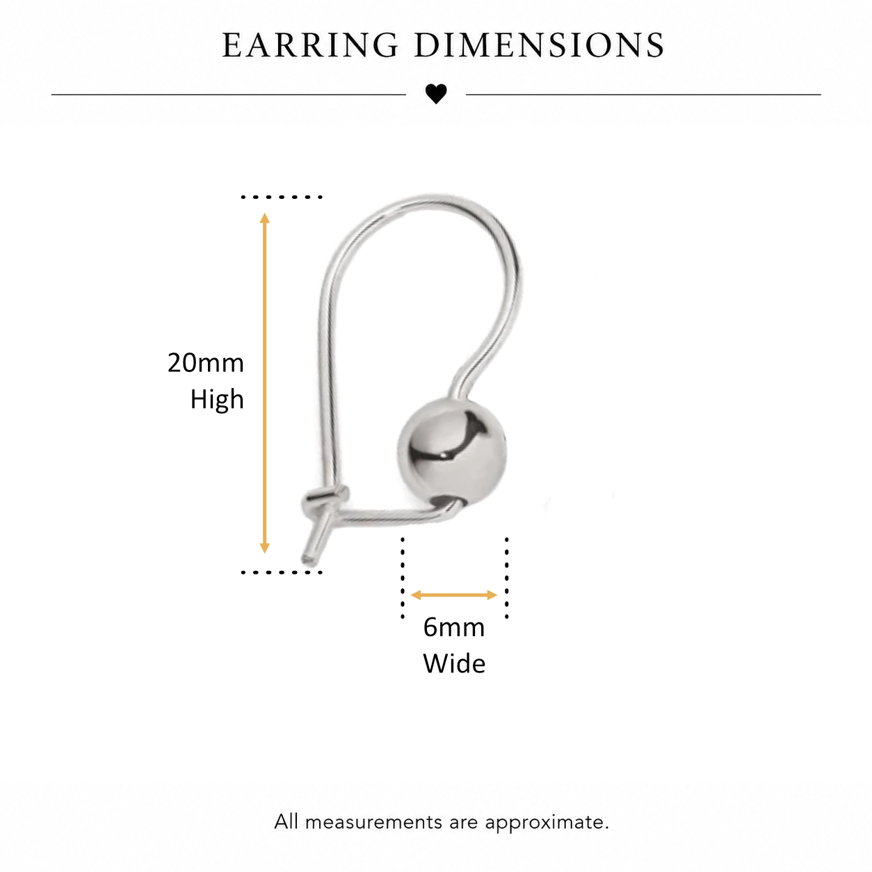 Sterling Silver 6mm euroballs