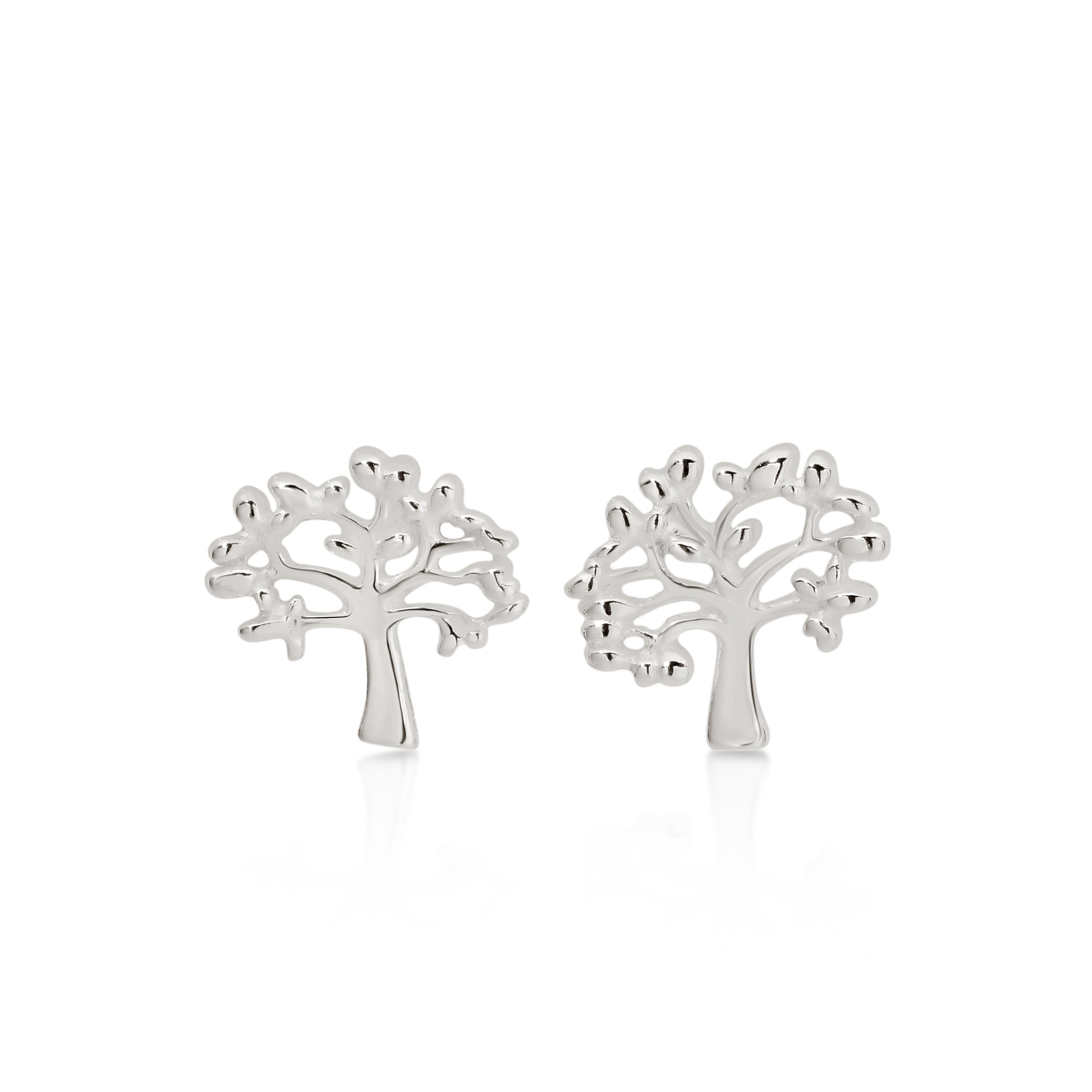 Sterling Silver tree of life studs