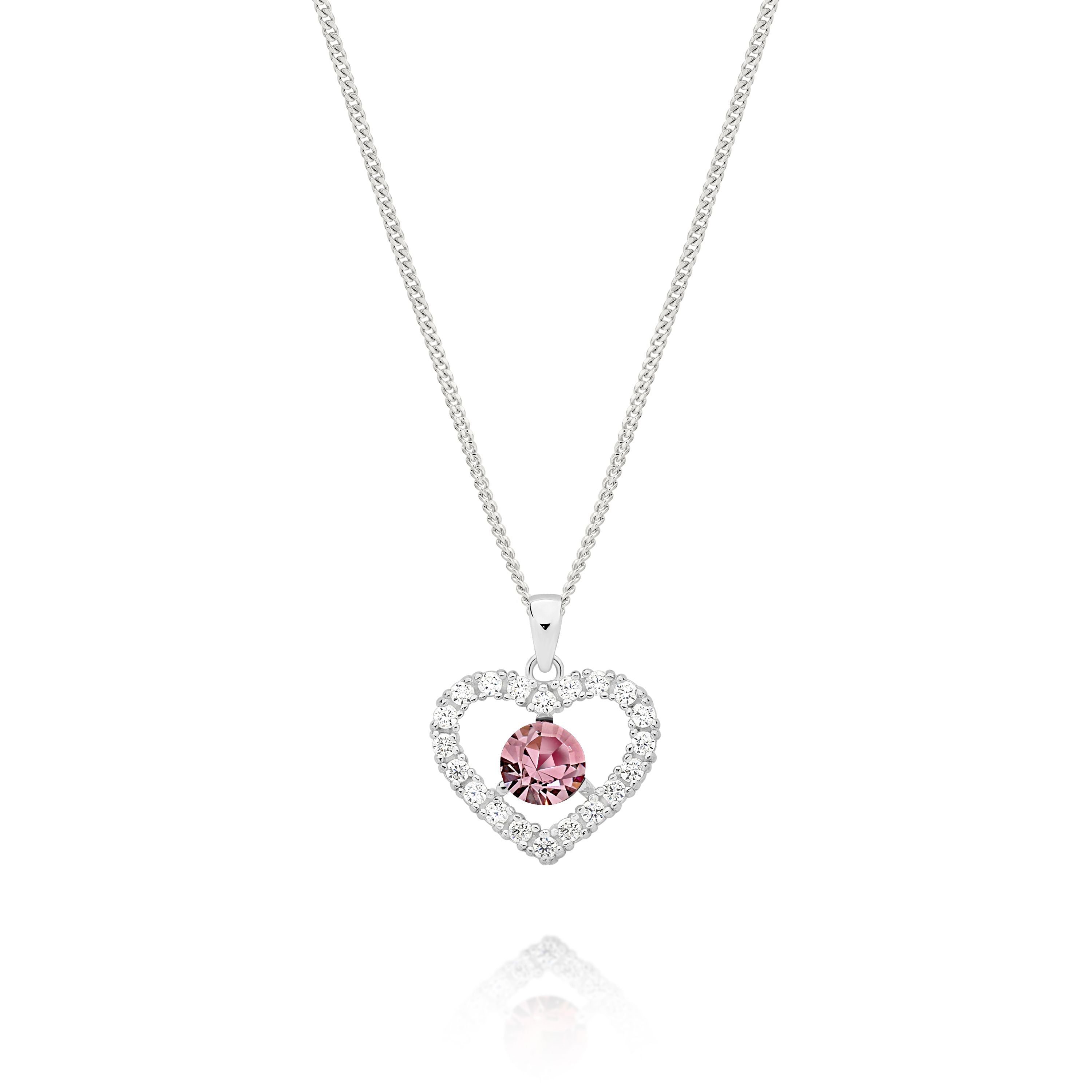 Sterling Silver JUNE Birthstone Pendant