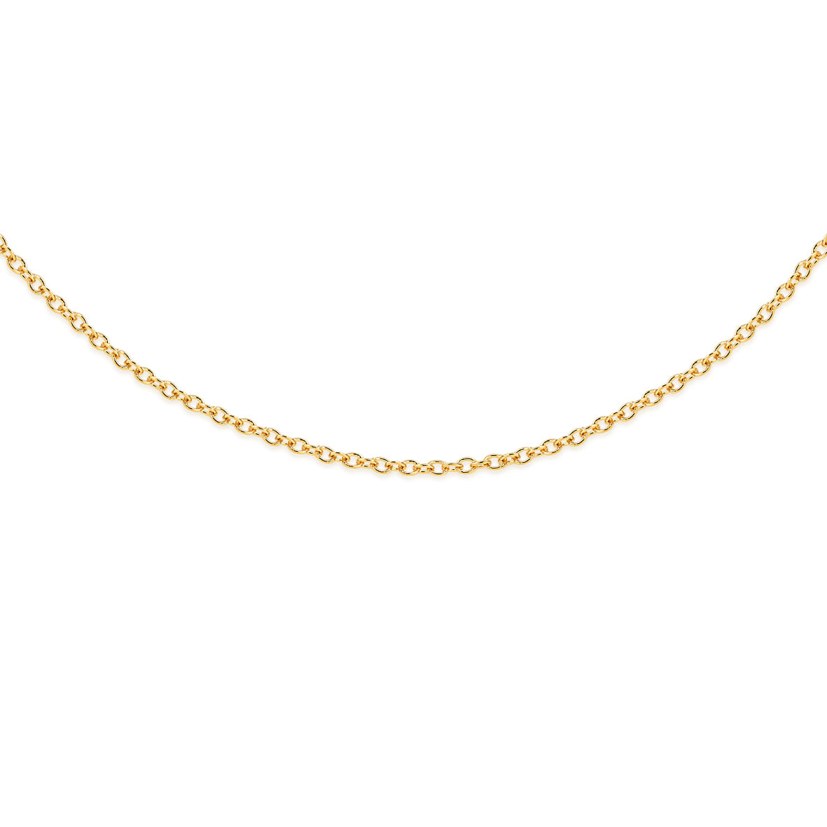 9ct gold cable chain