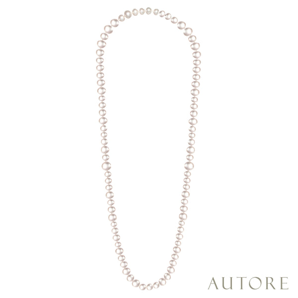 AUTORE Strand necklace with 8-14mm South Sea pearls