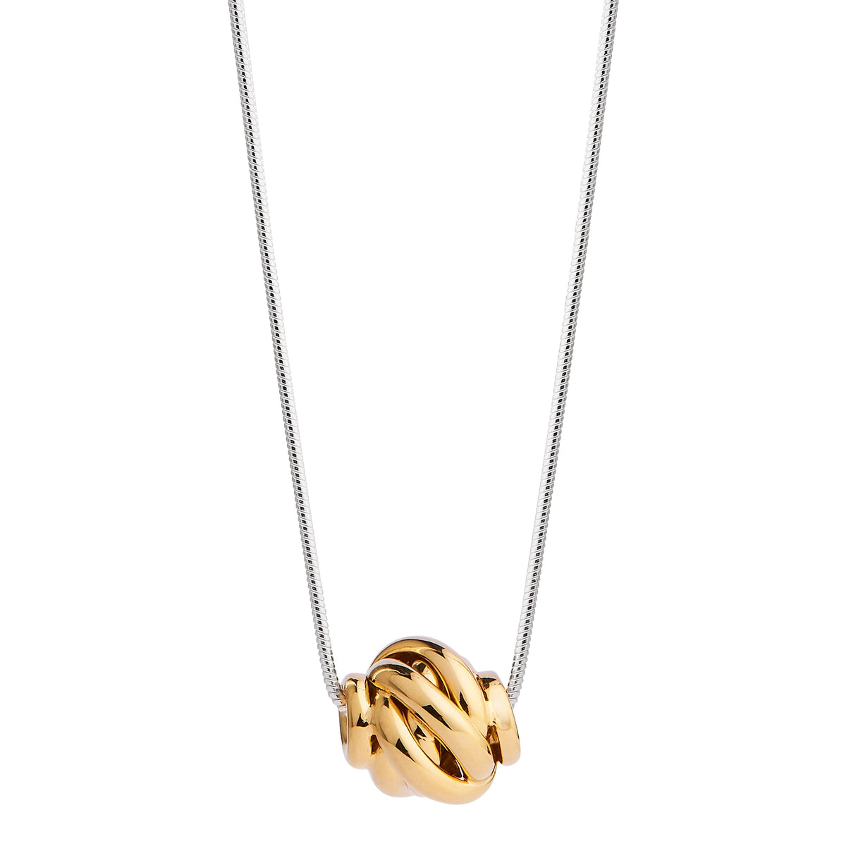 NAJO Nest Yellow Gold Necklace (45cm+ext)