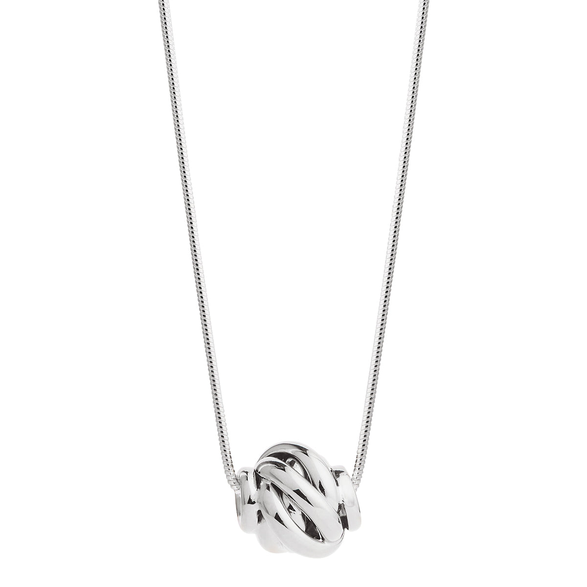 NAJO Nest Silver Necklace (45cm+ext)