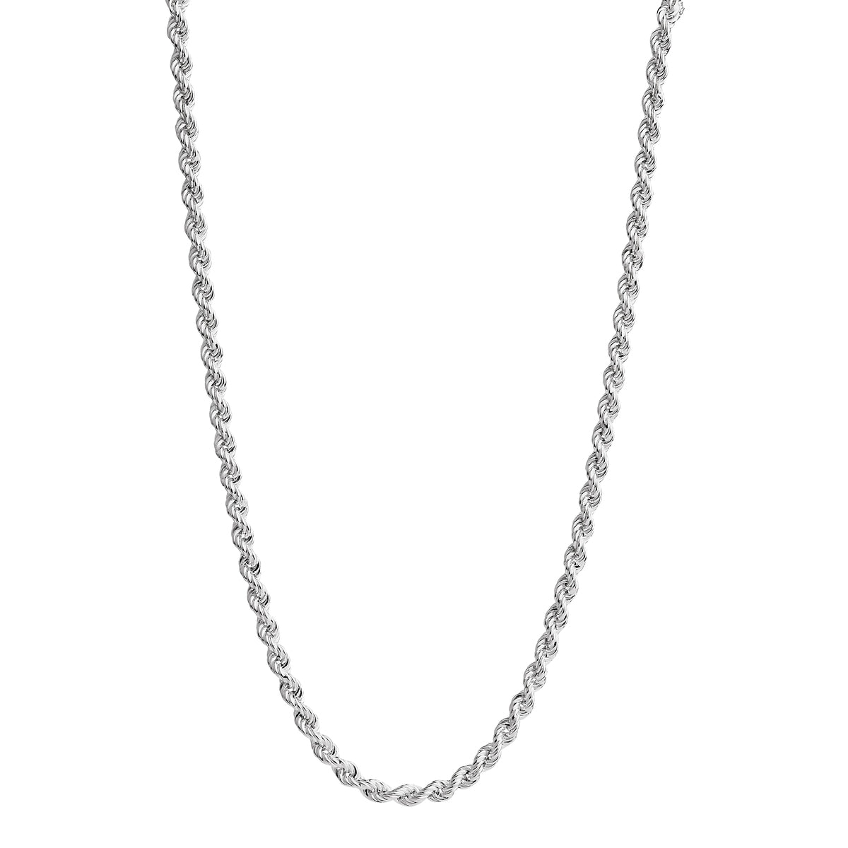 NAJO Twine Silver Chain Necklace (80cm)